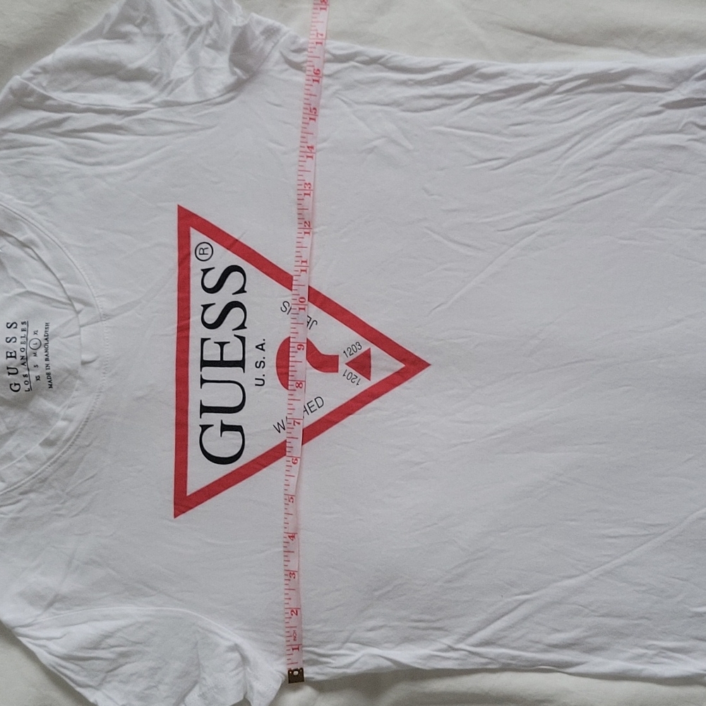 GUESS  Original Logo T-Shirt size L - Picture 10 of 13